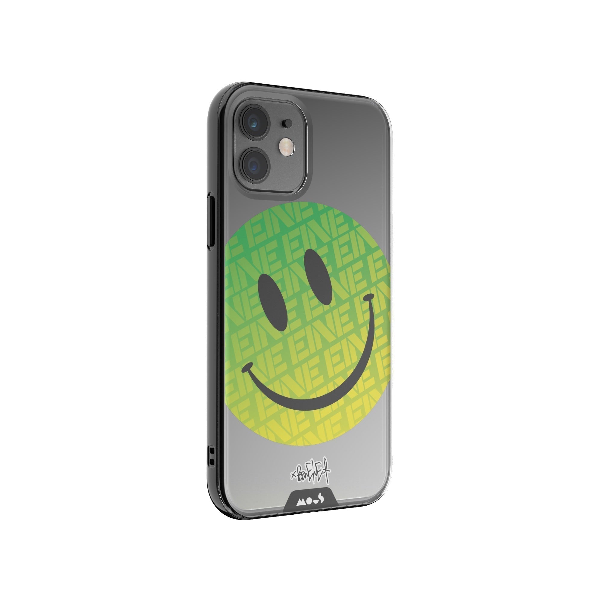 Green Smiley Protective Phone Case - Ben Eine