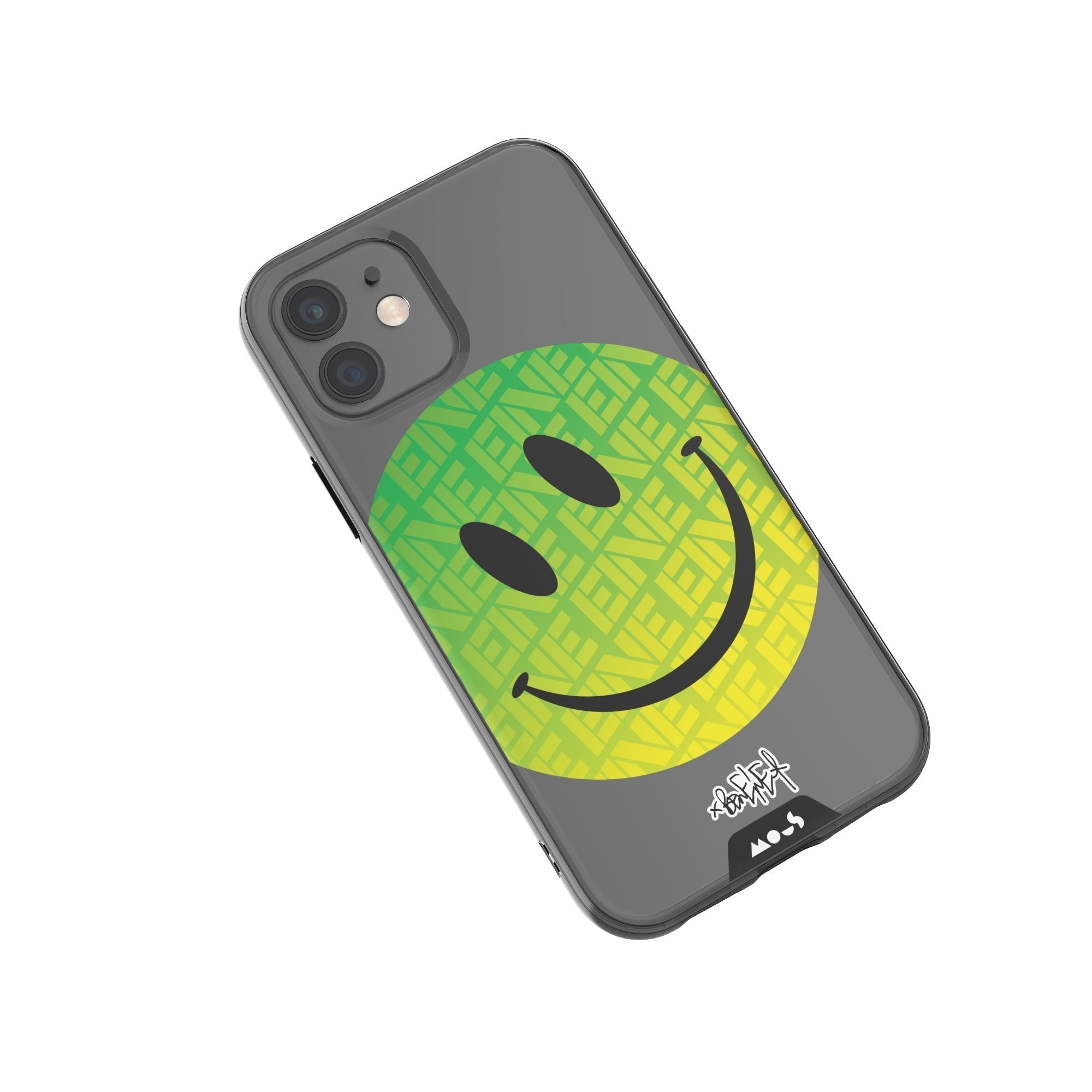 Green Smiley Protective Phone Case - Ben Eine
