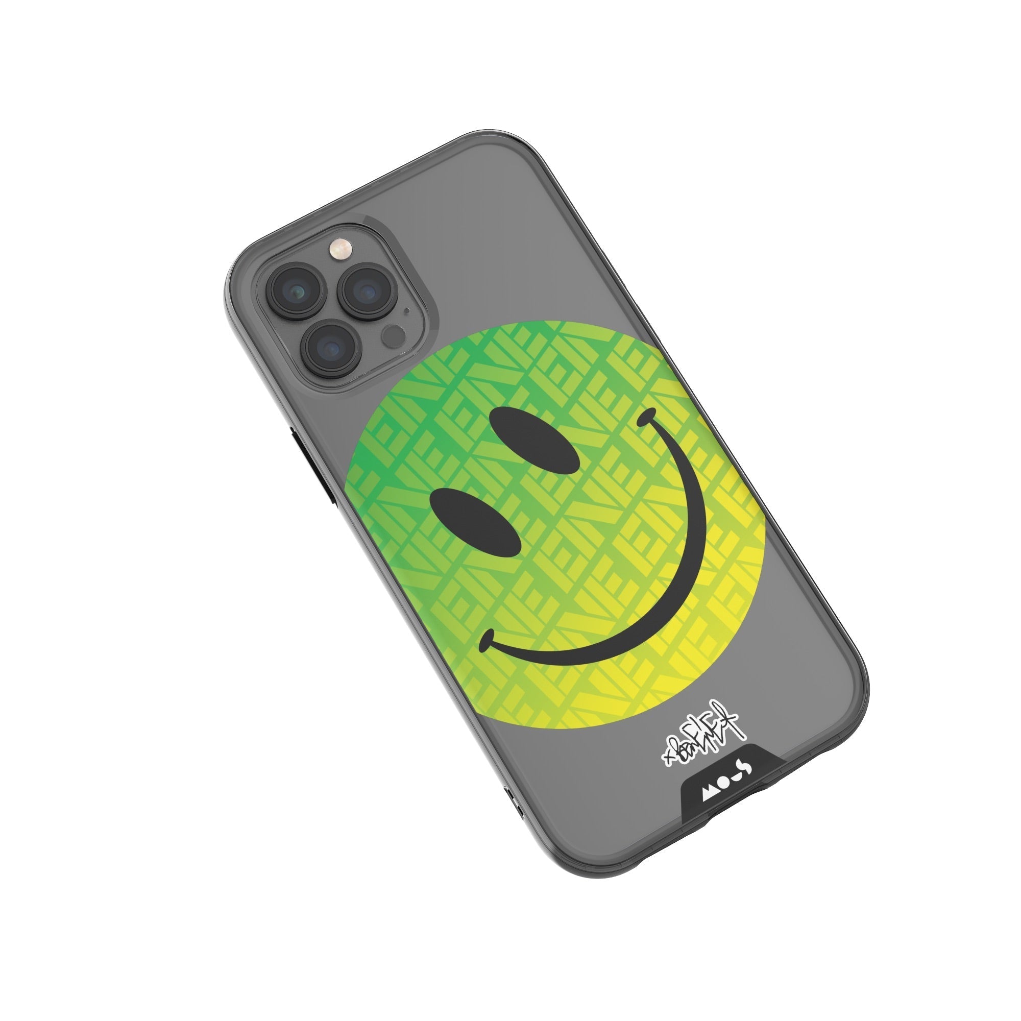 Green Smiley Protective Phone Case - Ben Eine