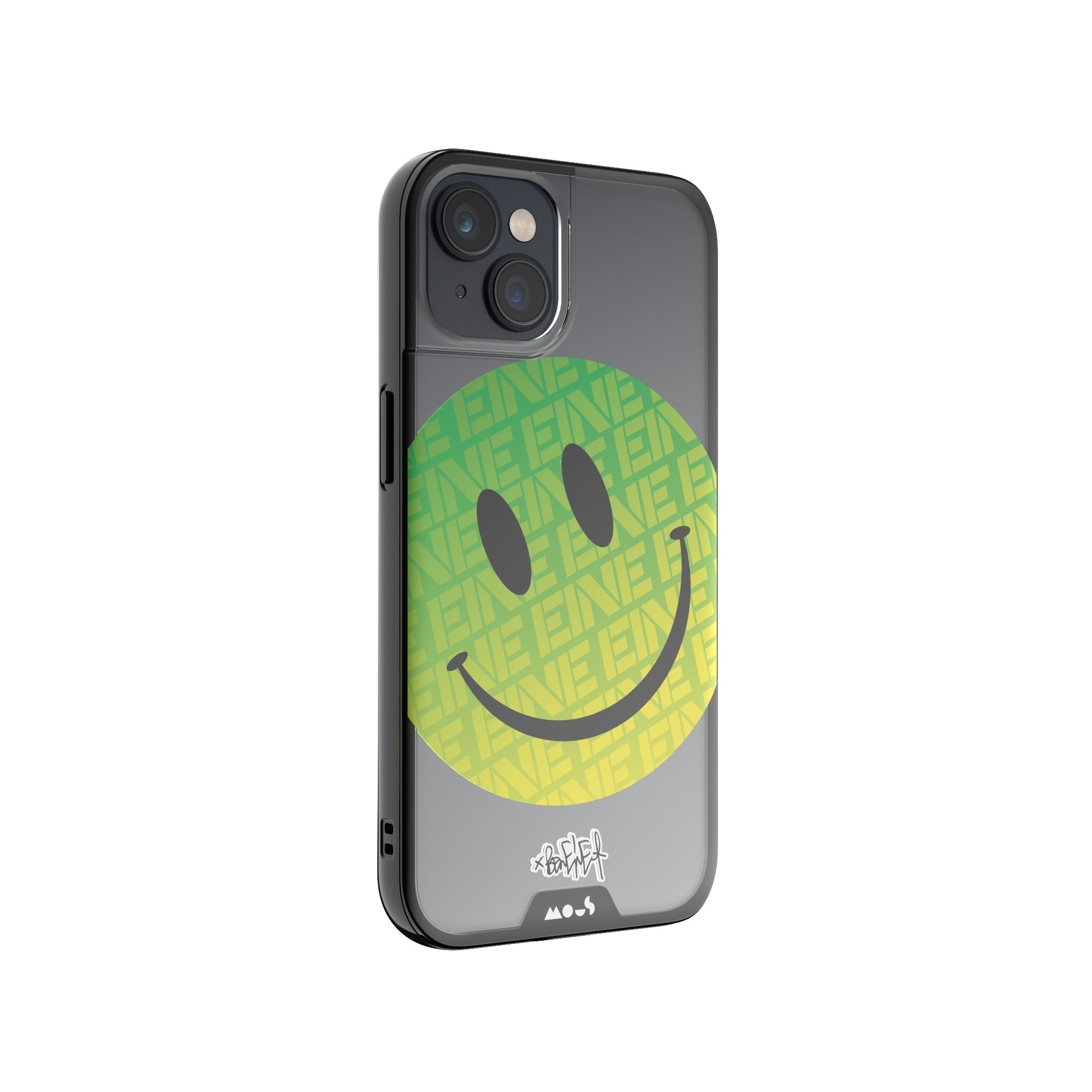 Green Smiley Protective Phone Case - Ben Eine
