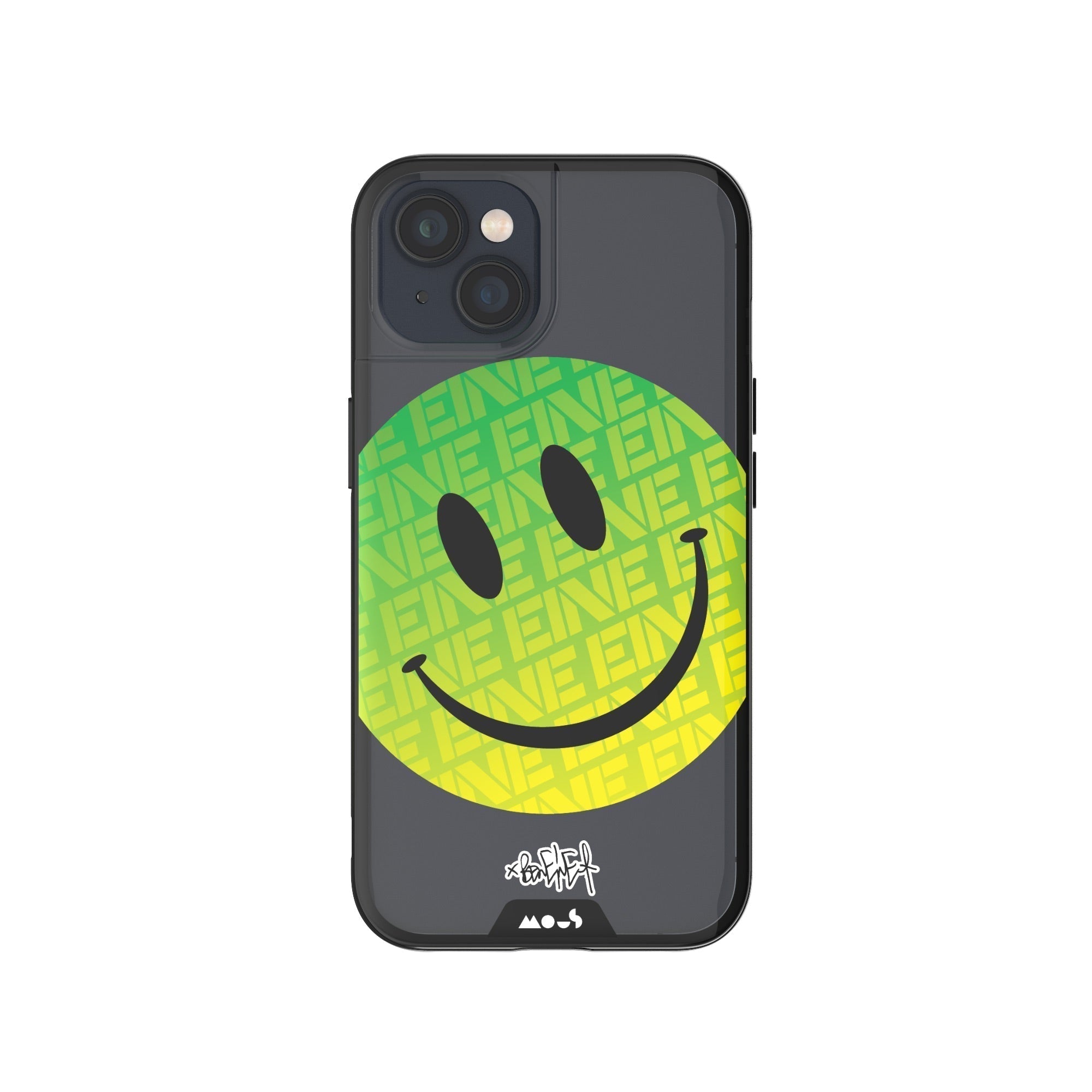 Green Smiley Protective Phone Case - Ben Eine