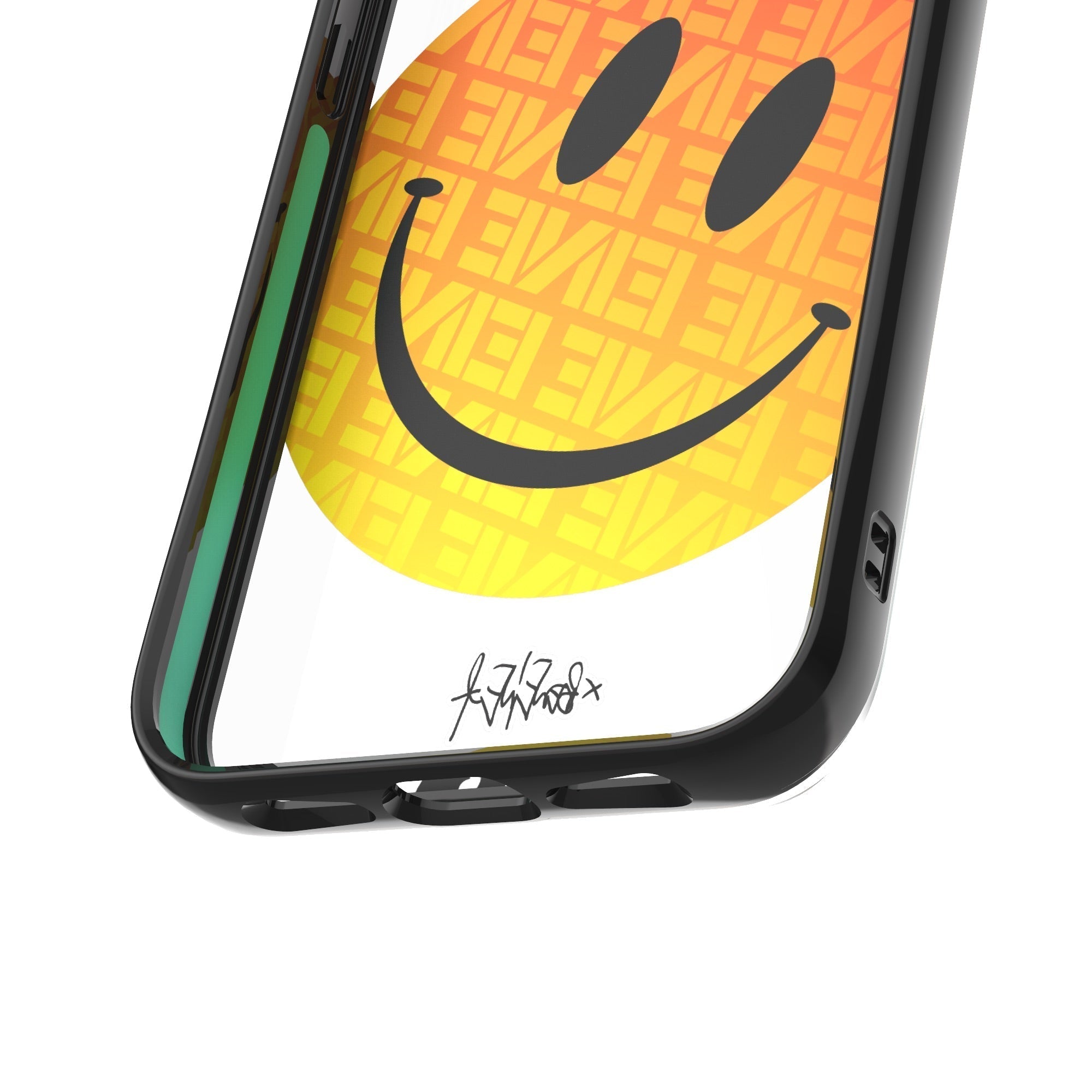 Orange Smiley Protective Phone Case - Ben Eine