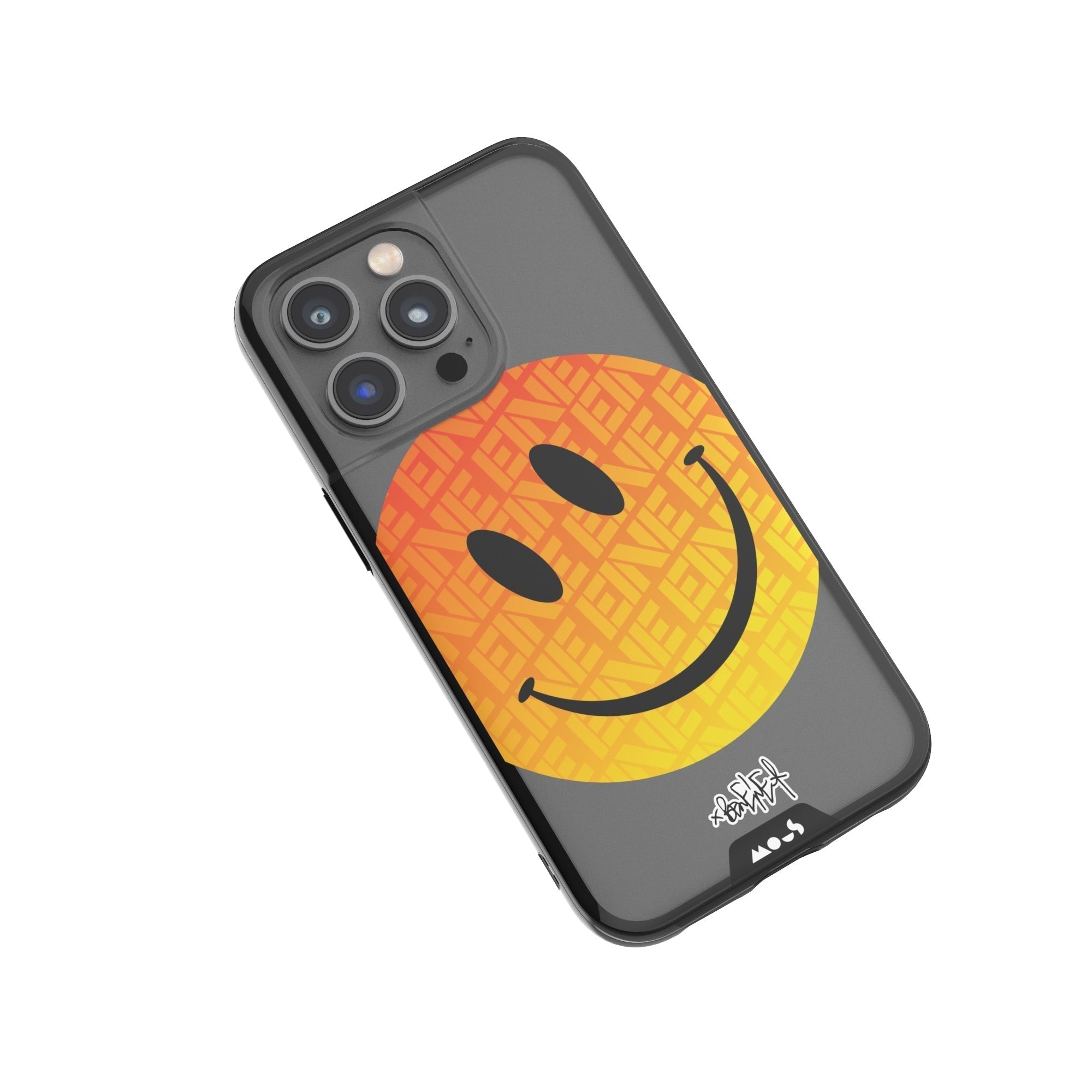 Orange Smiley Protective Phone Case - Ben Eine
