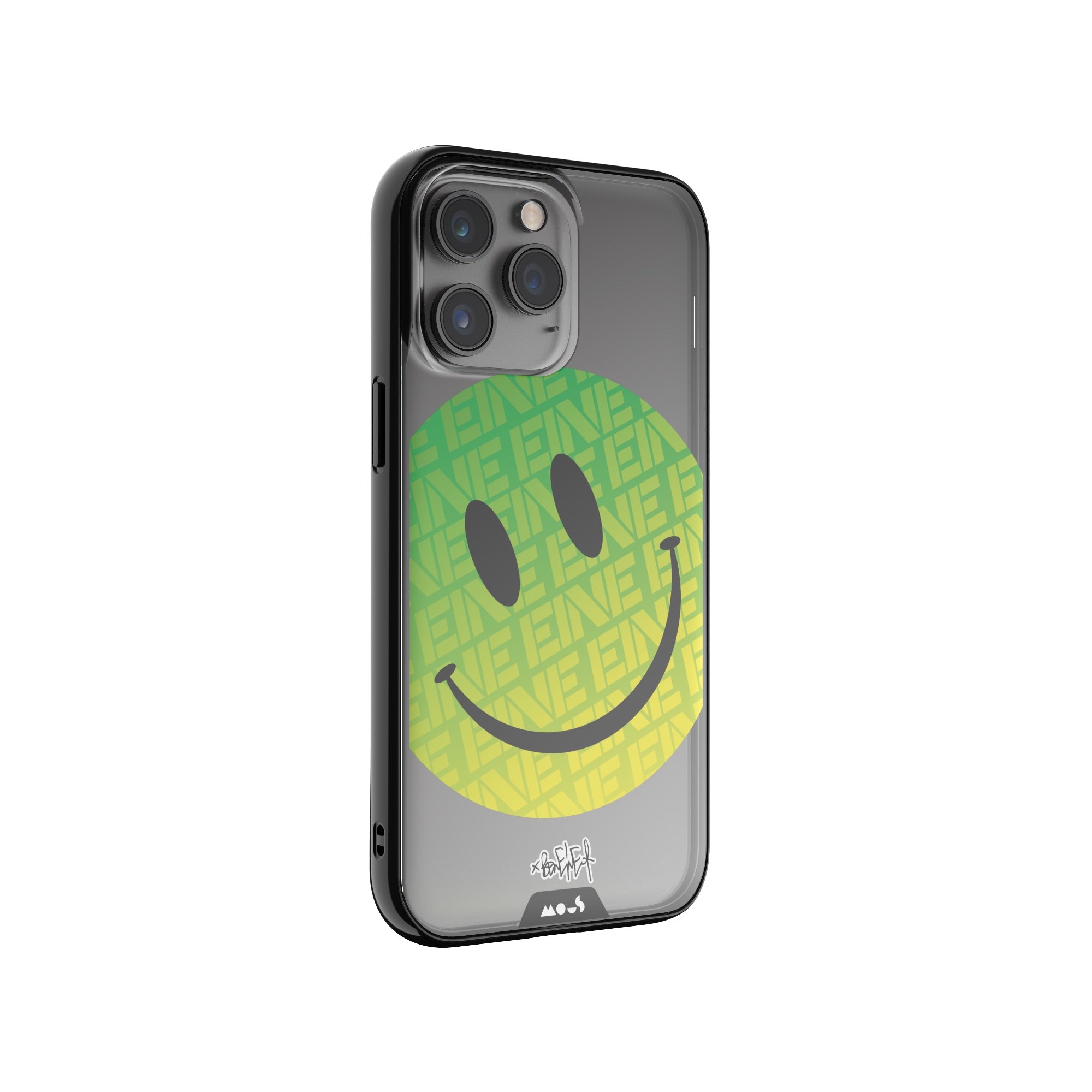 Green Smiley Protective Phone Case - Ben Eine MagSafe