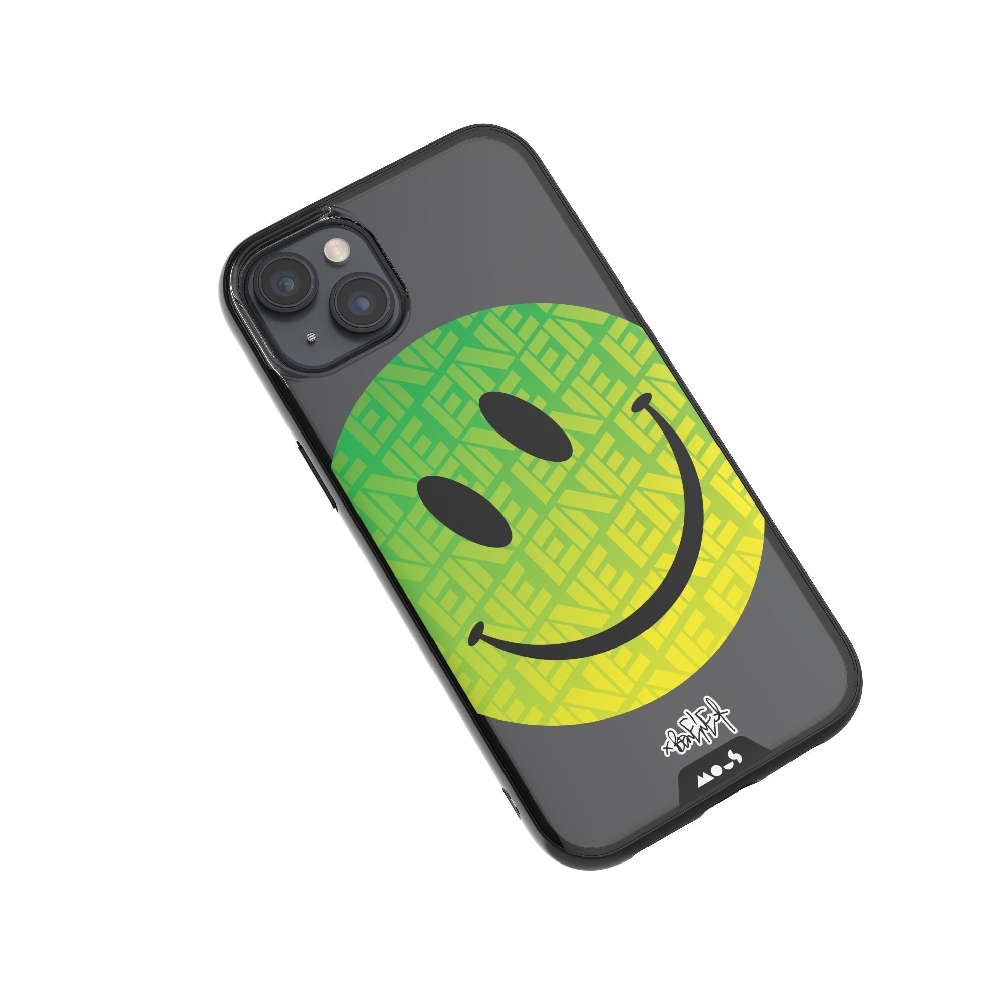 Green Smiley Protective Phone Case - Ben Eine