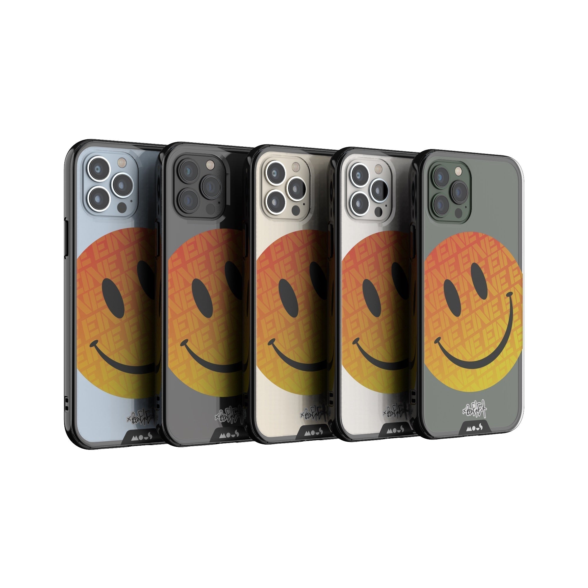 Orange Smiley Protective Phone Case - Ben Eine