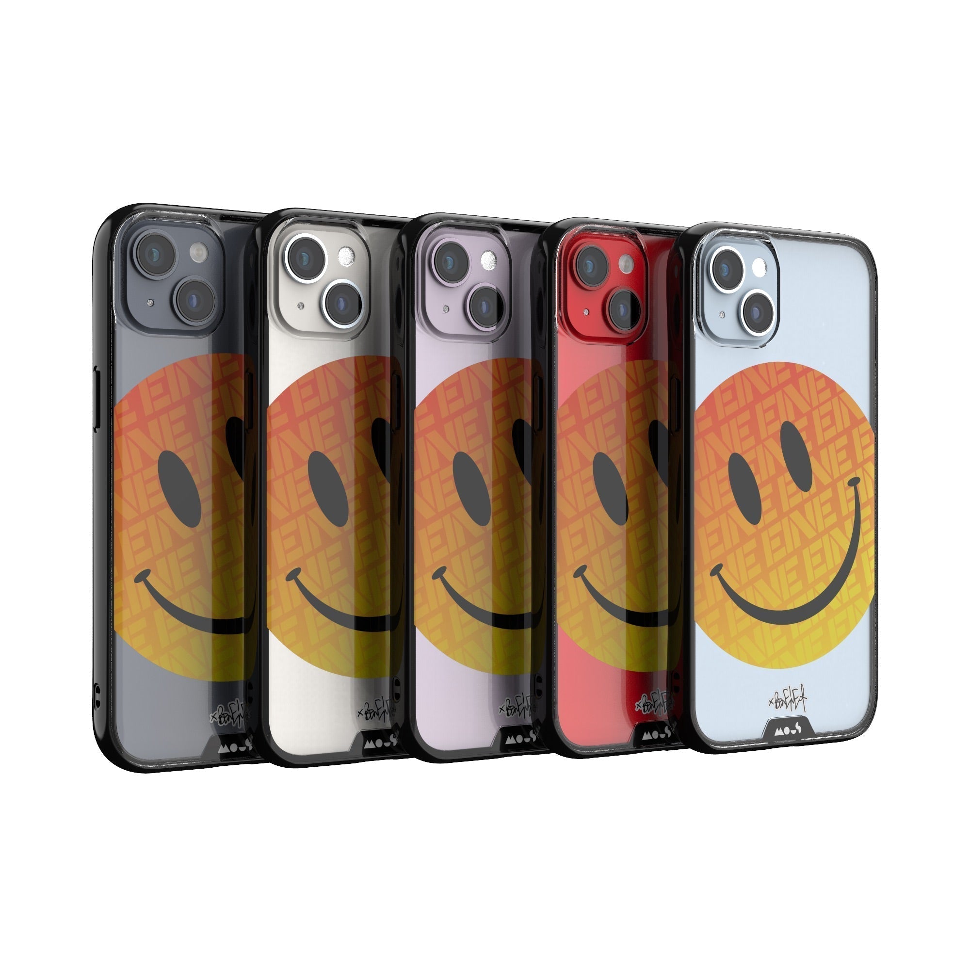 Orange Smiley Protective Phone Case - Ben Eine