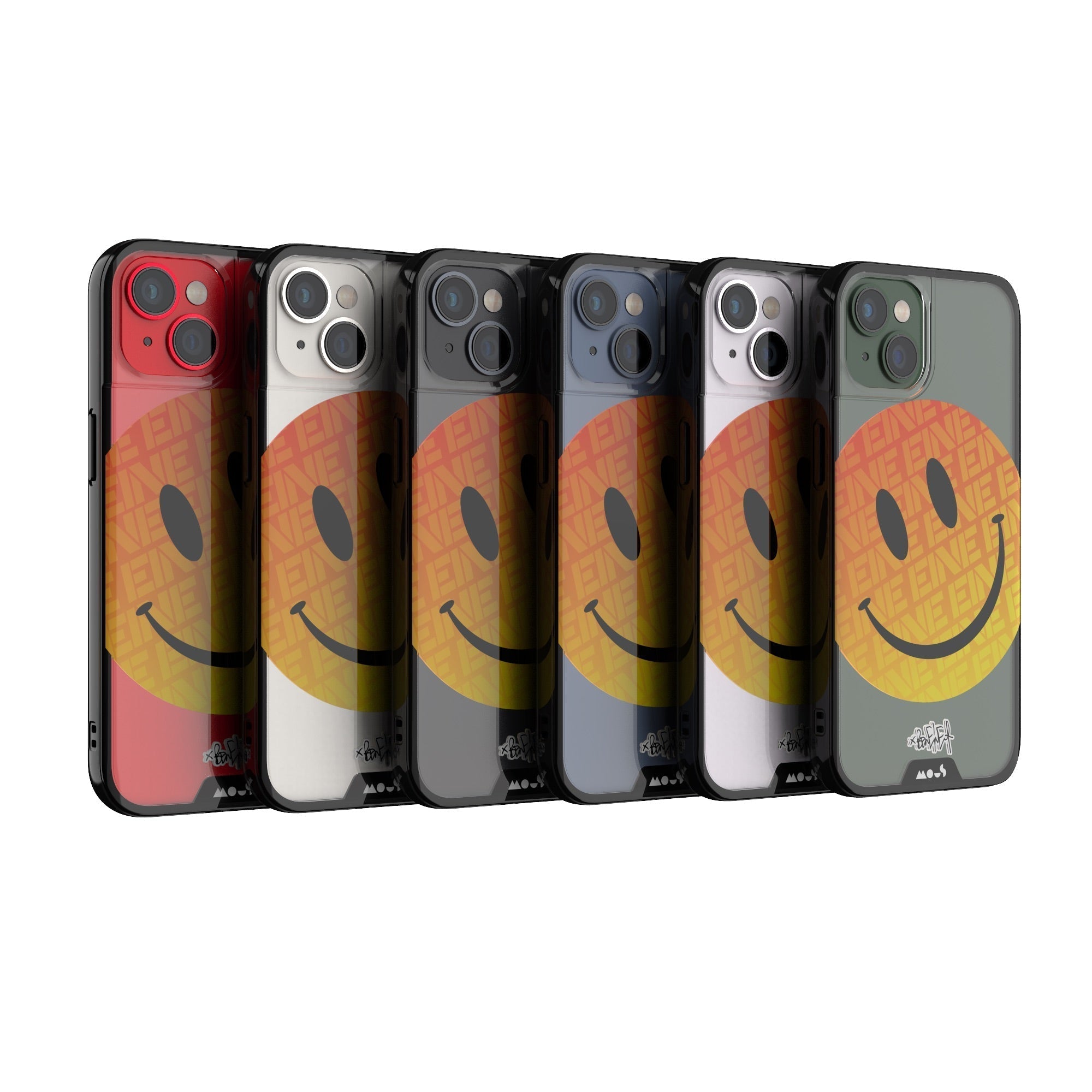 Orange Smiley Protective Phone Case - Ben Eine