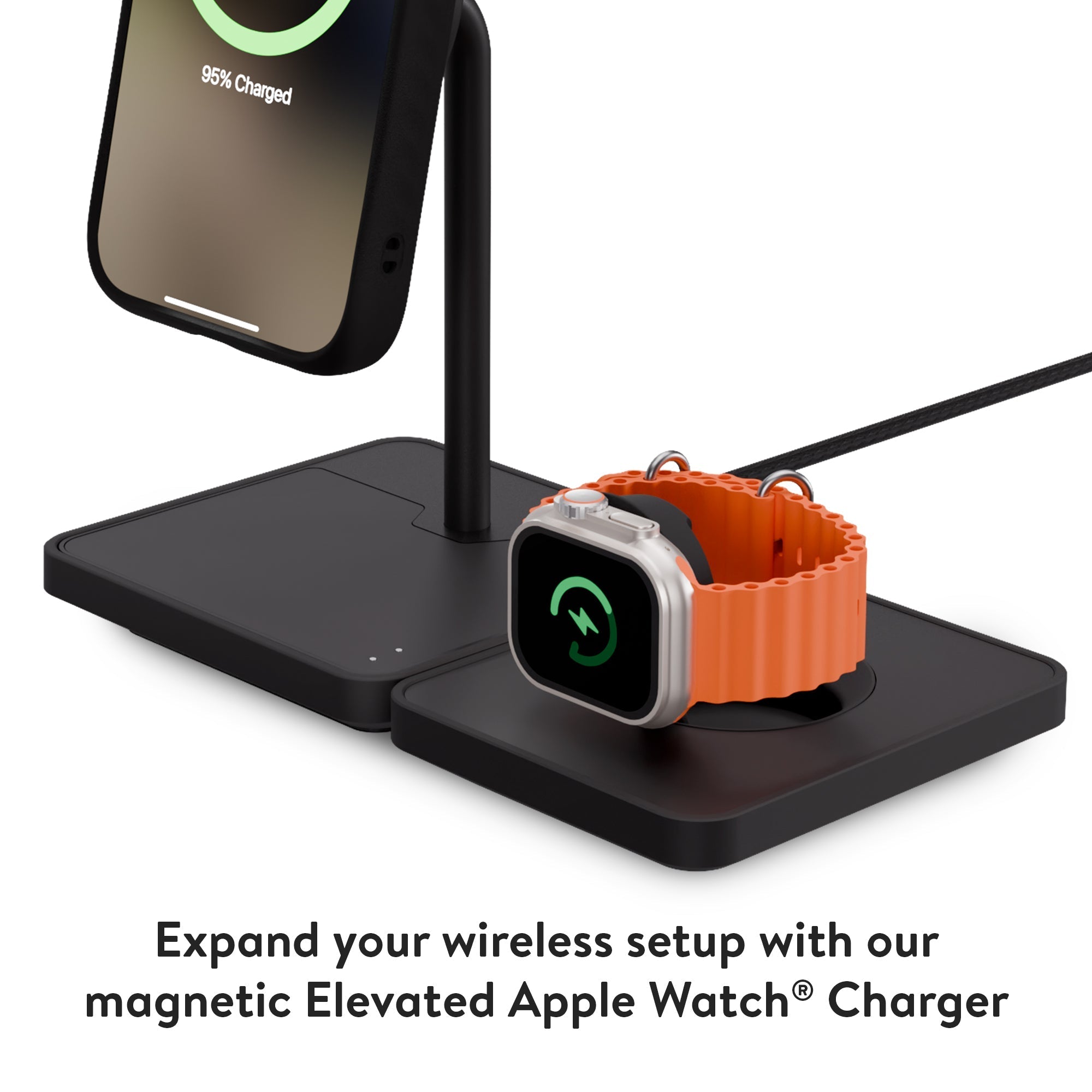 Wireless Charging Stand - Matte Black