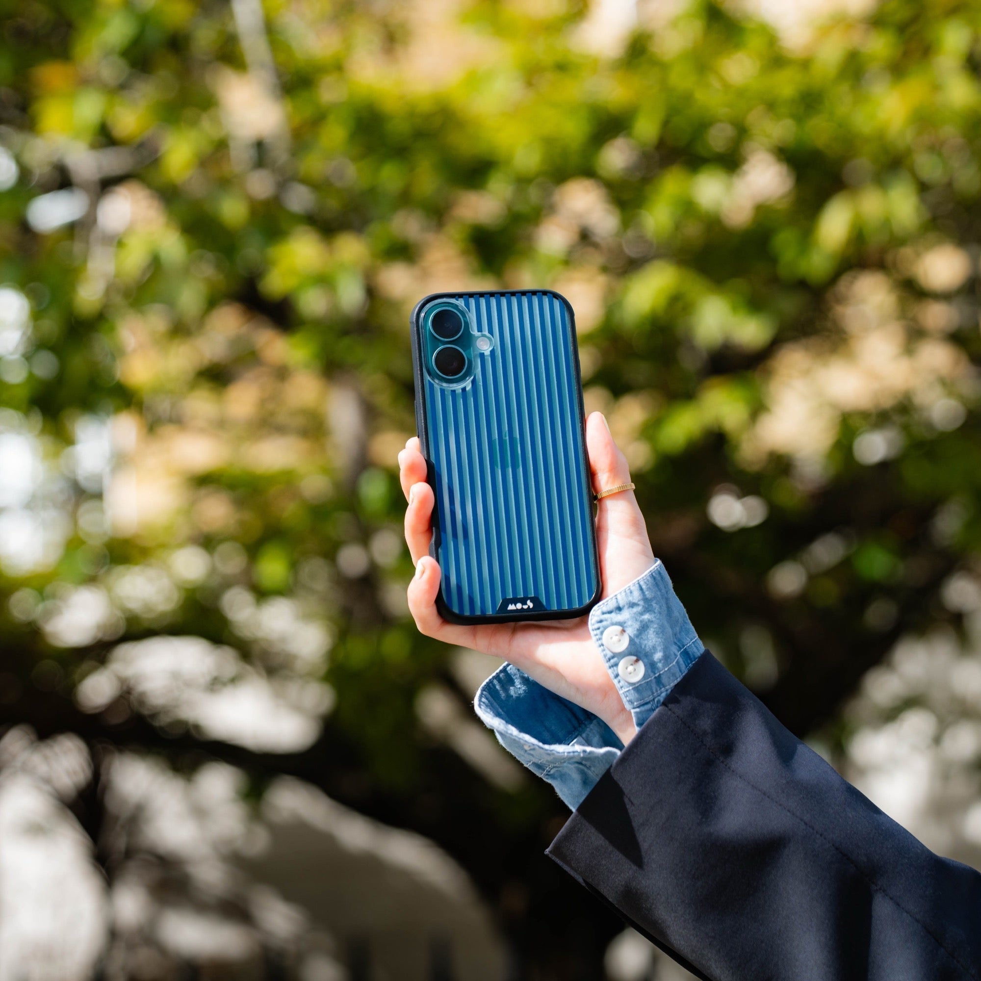 Storm Protective Phone Case - Pinstripe