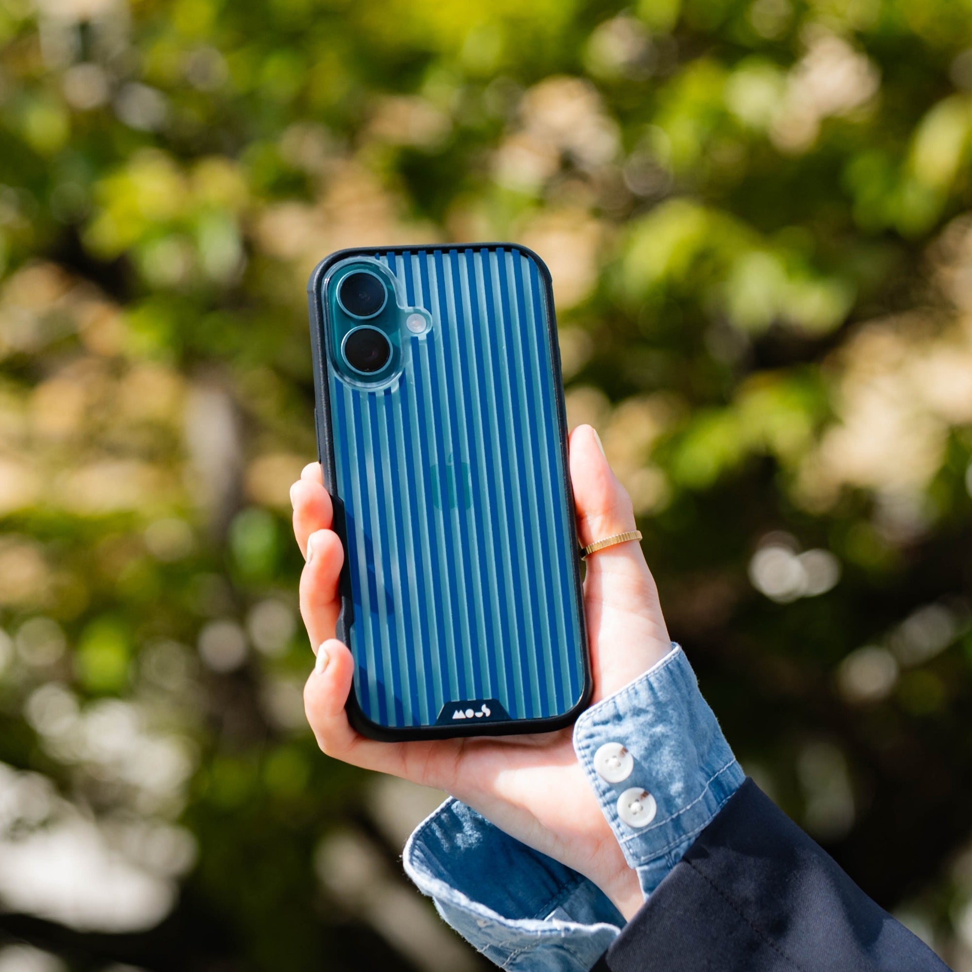 Storm Protective Phone Case - Pinstripe