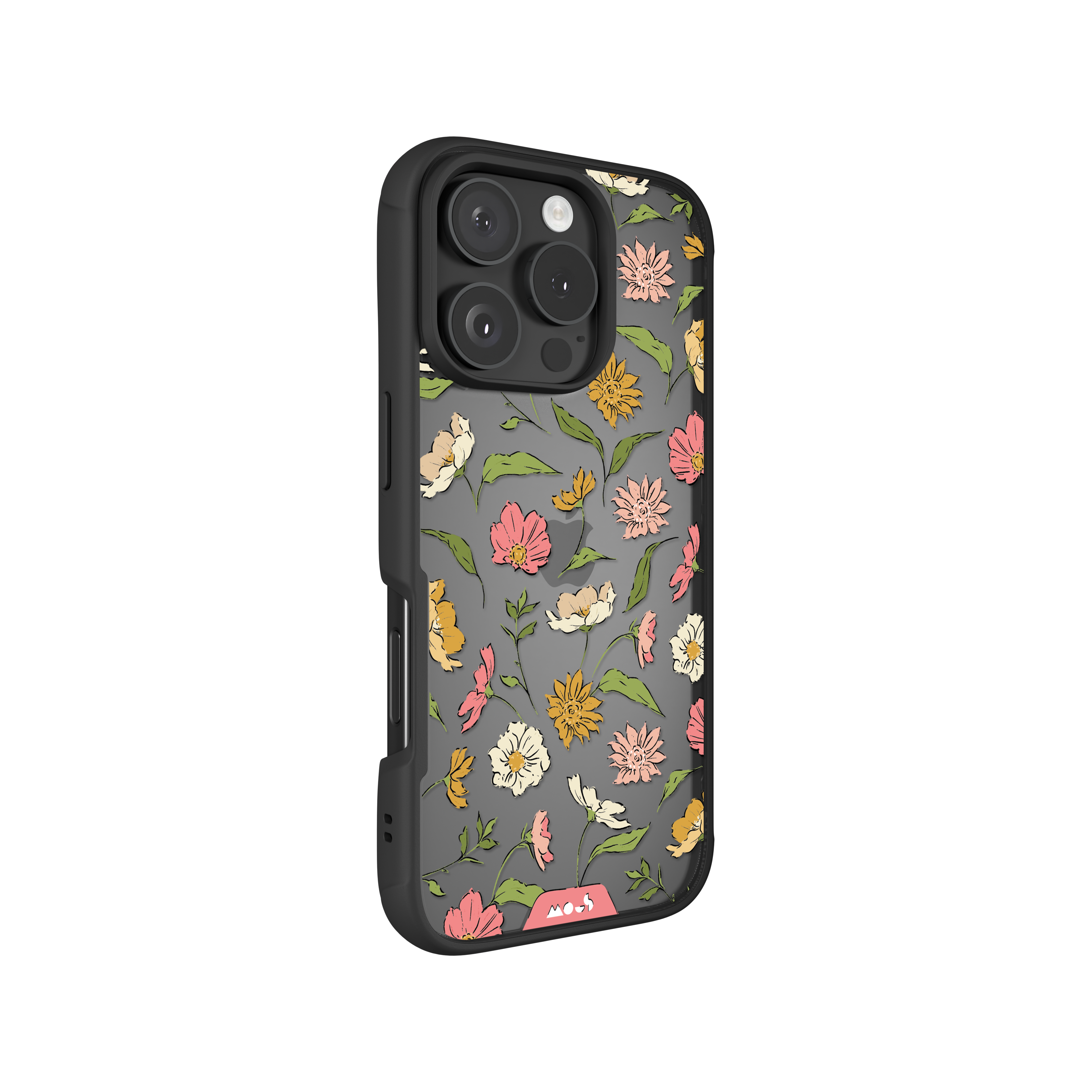 Floral Pink Protective Phone Case - Flowers