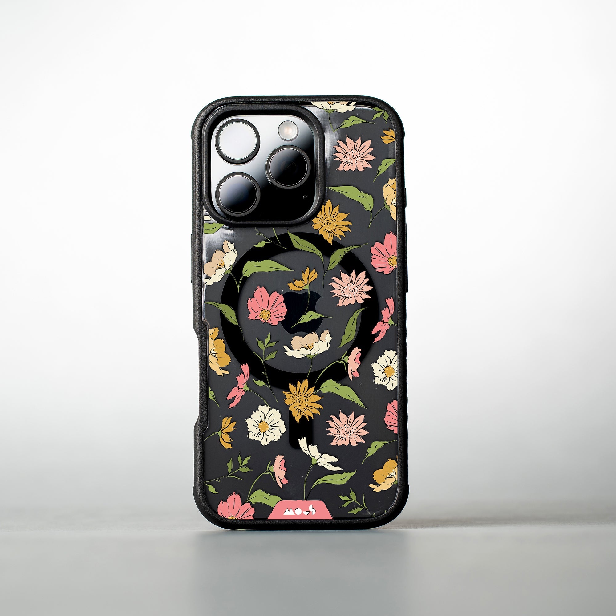 Floral Pink Protective Phone Case - Flowers MagSafe
