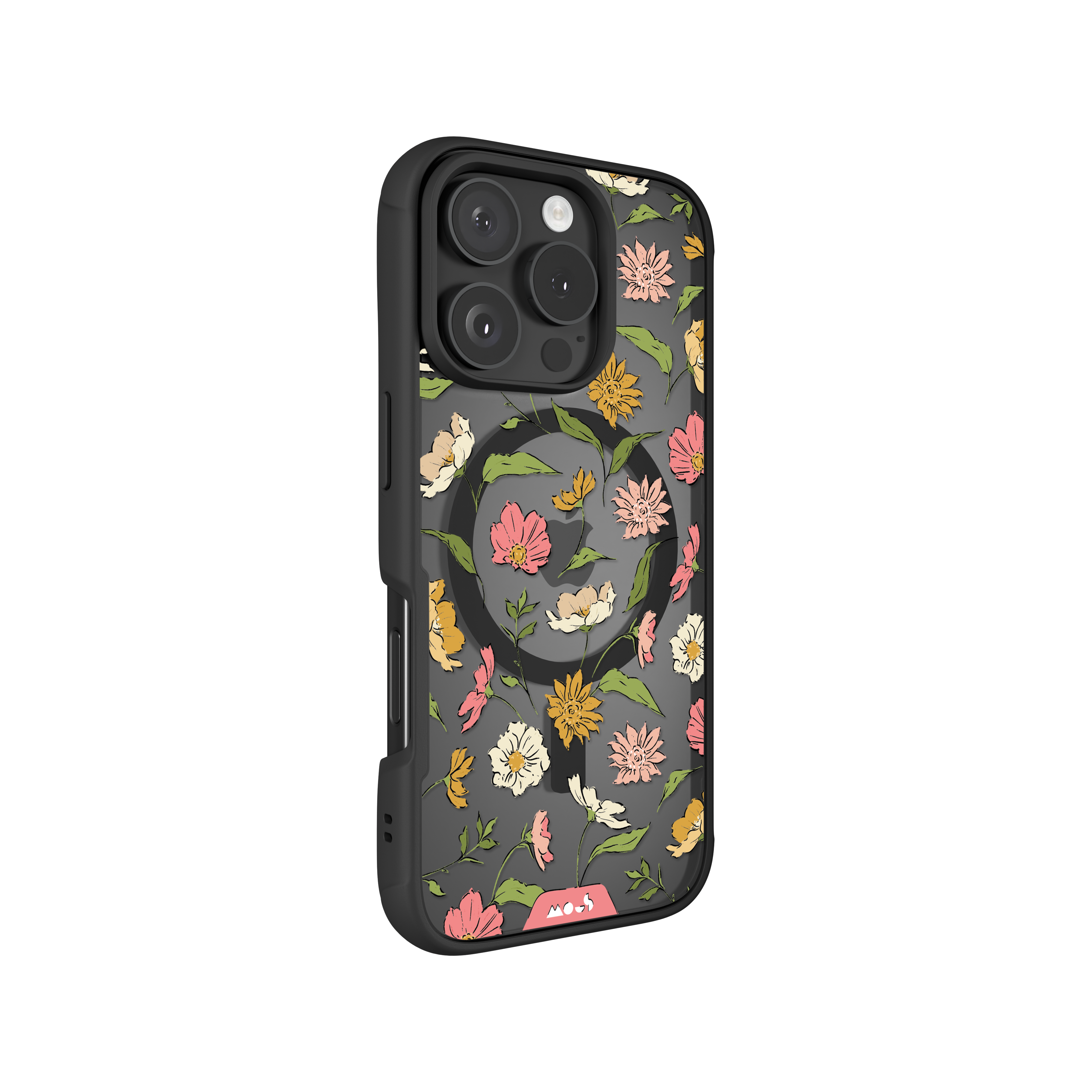 Floral Pink Protective Phone Case - Flowers MagSafe