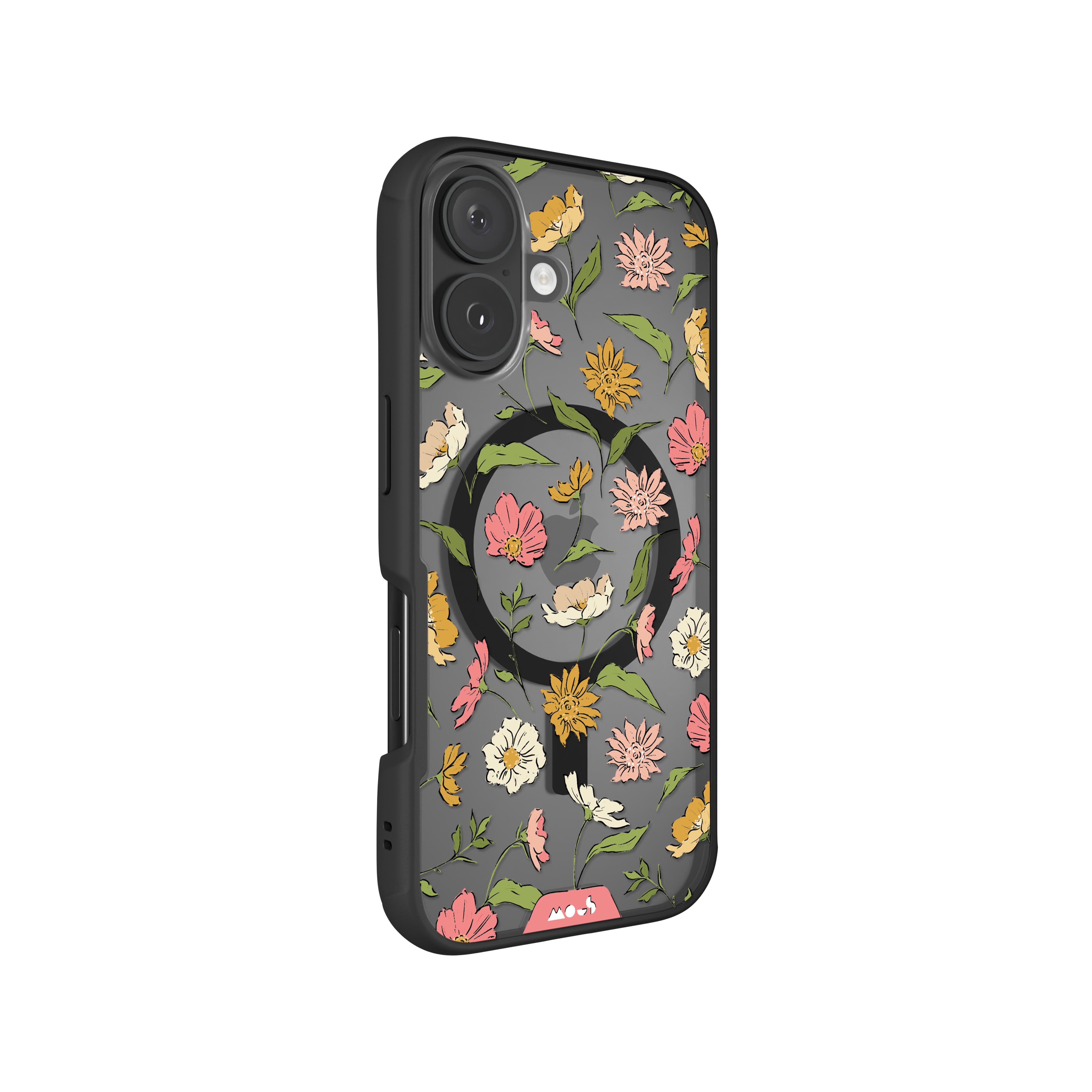 Floral Pink Protective Phone Case - Flowers MagSafe