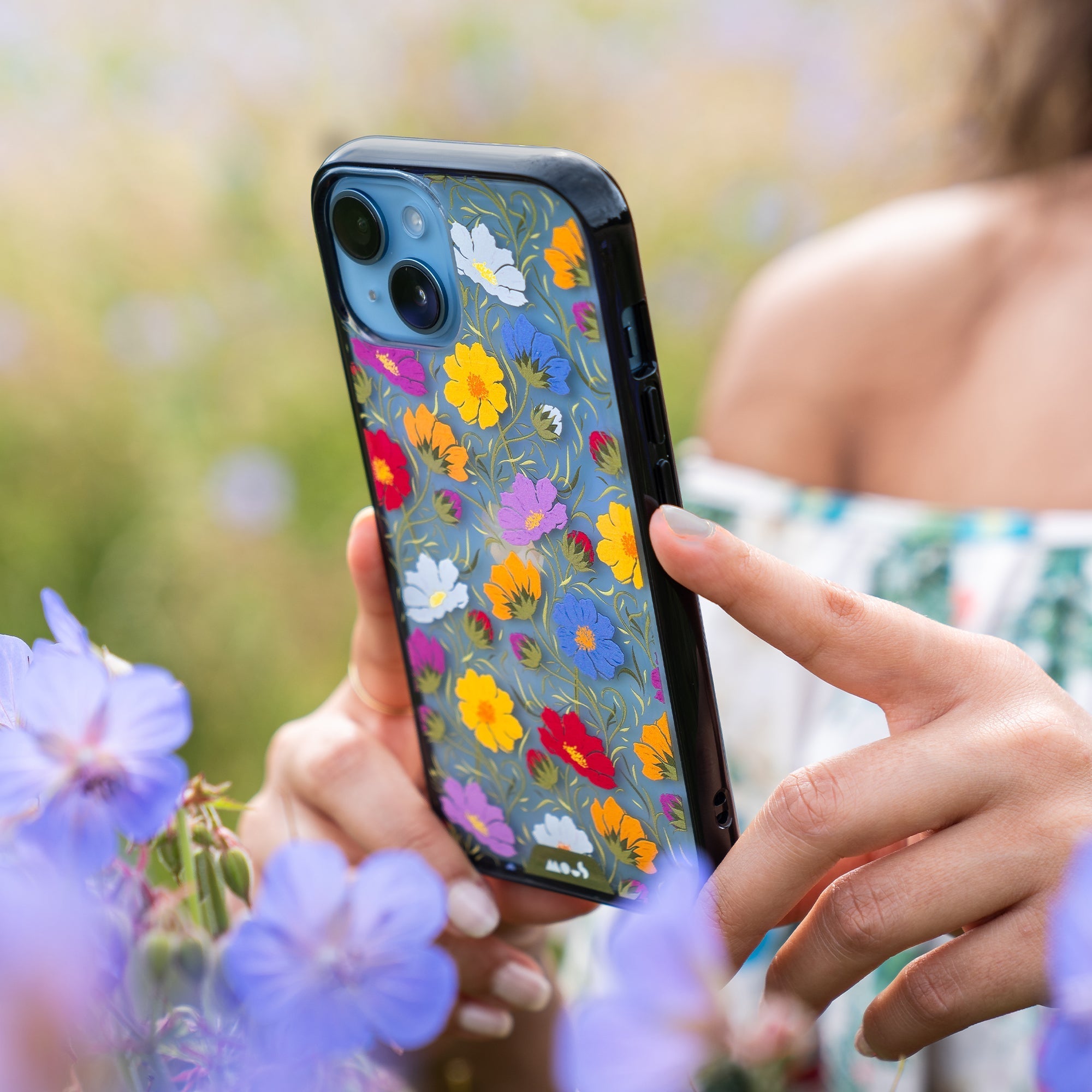 Cosmos Multicolour Protective Phone Case - Flowers