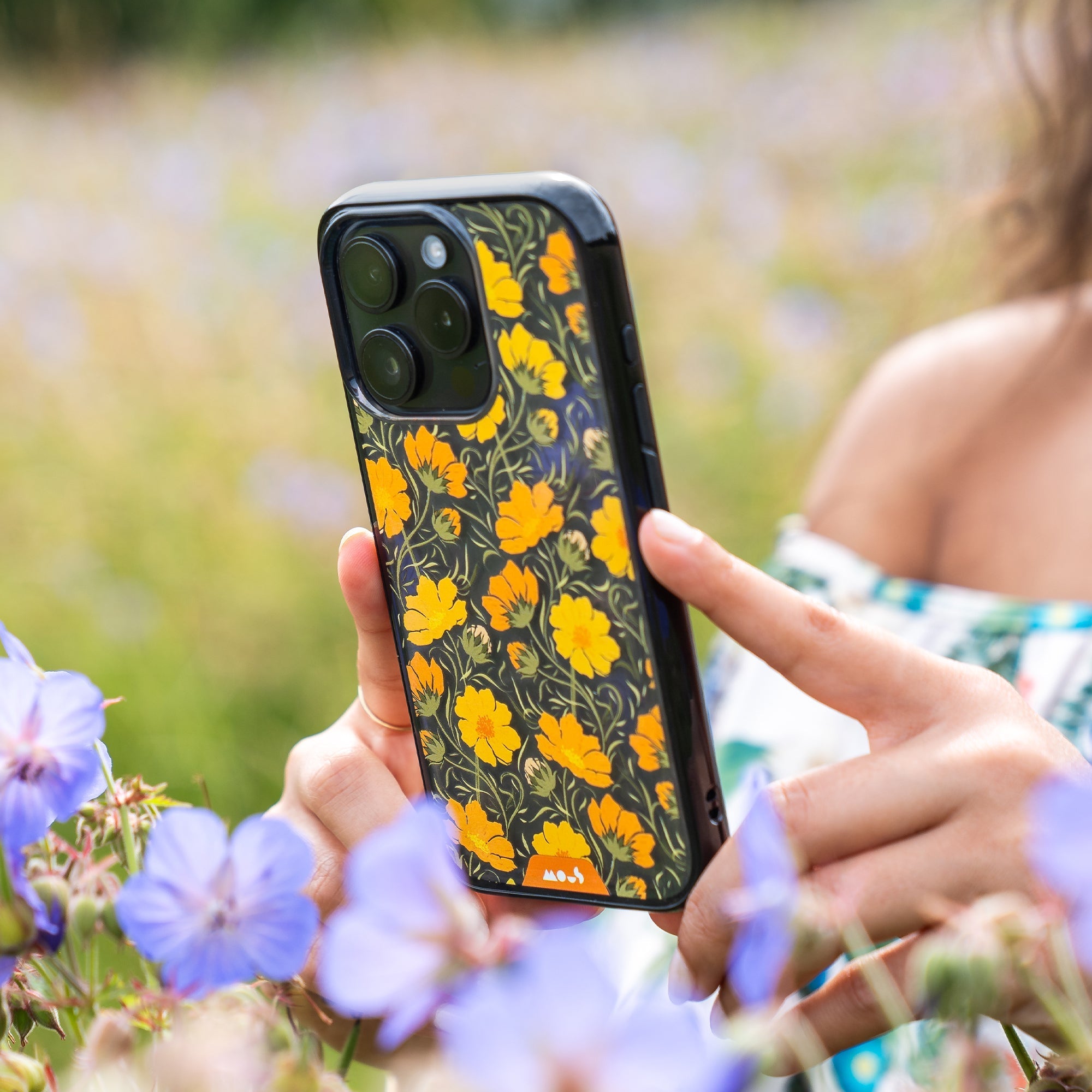Cosmos Orange Protective Phone Case - Flowers