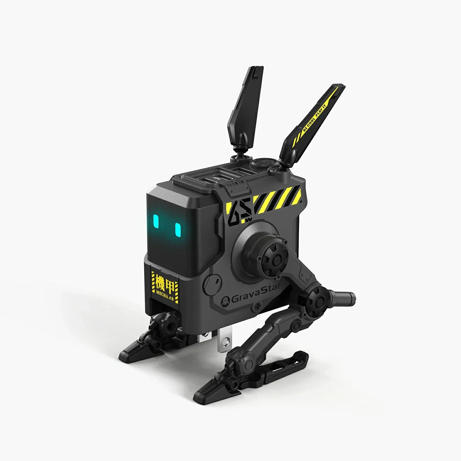 Alpha65 GaN 65W Wall Charger - Charcoal Gray