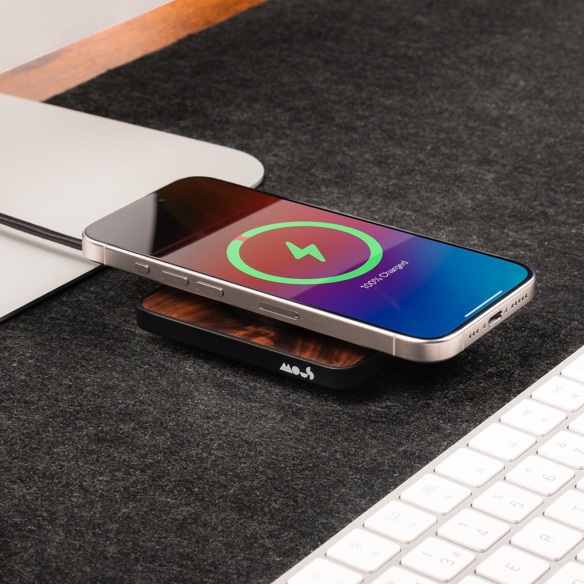 Walnut Wireless Charging Pad