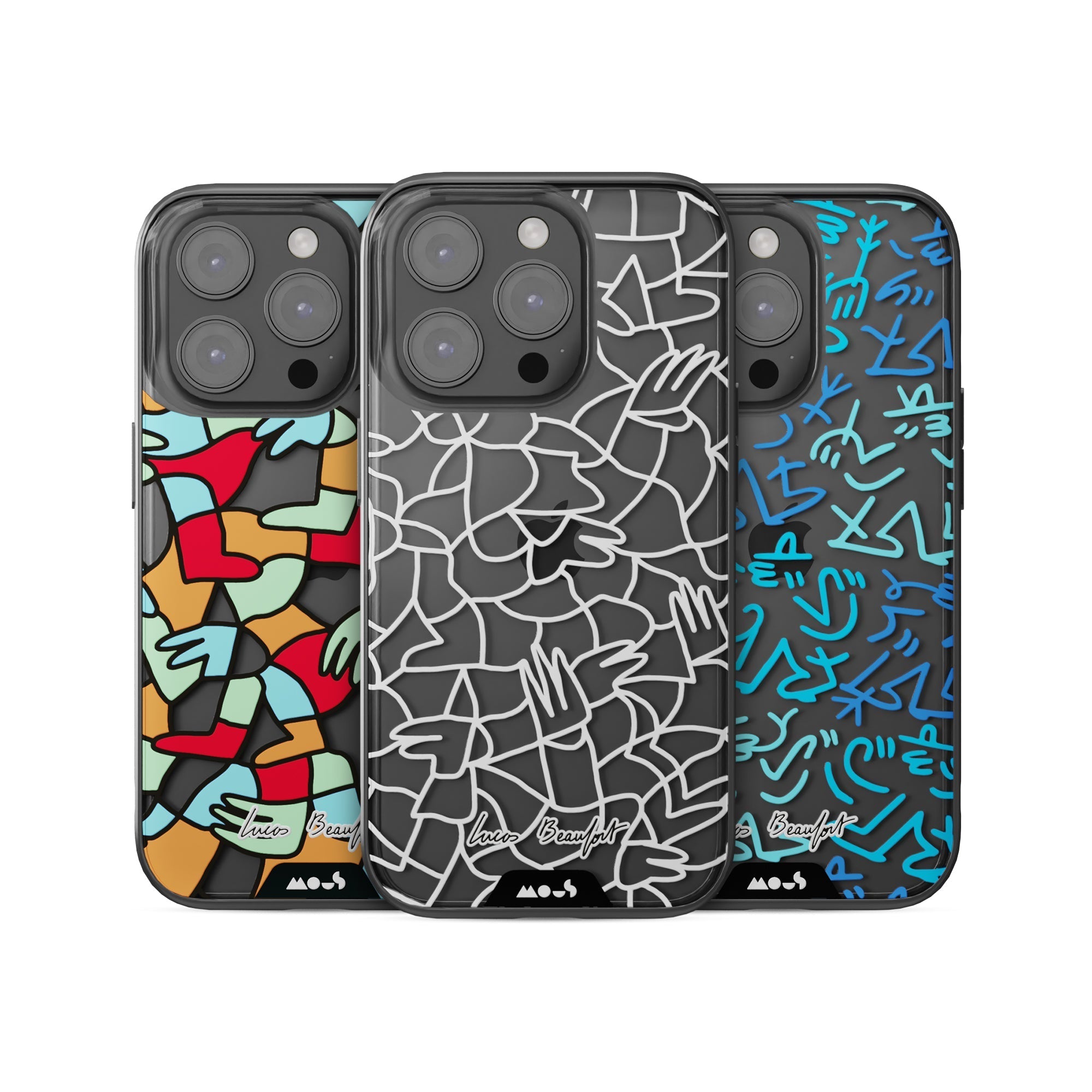 White Protective Phone Case - Lucas Beaufort