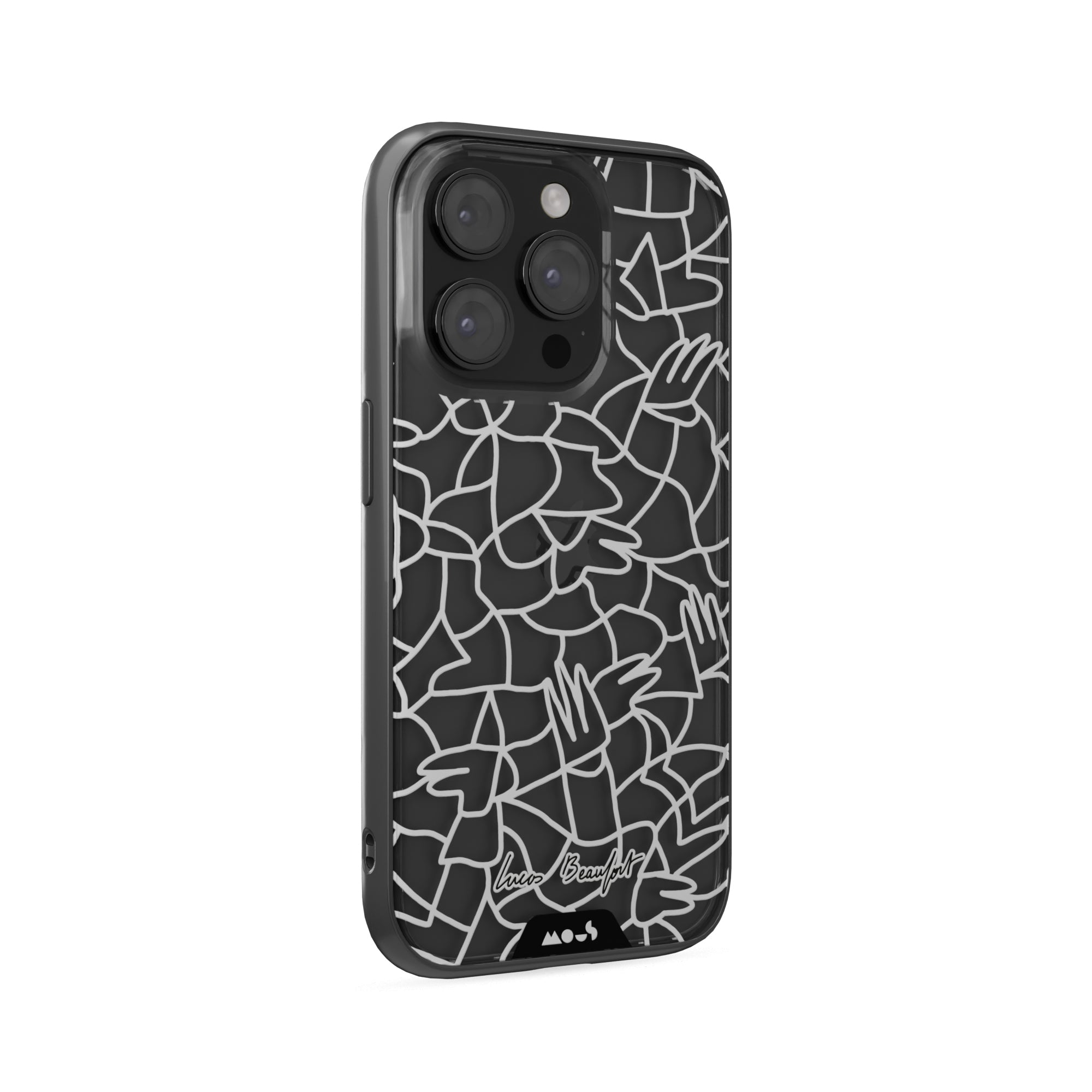 White Protective Phone Case - Lucas Beaufort
