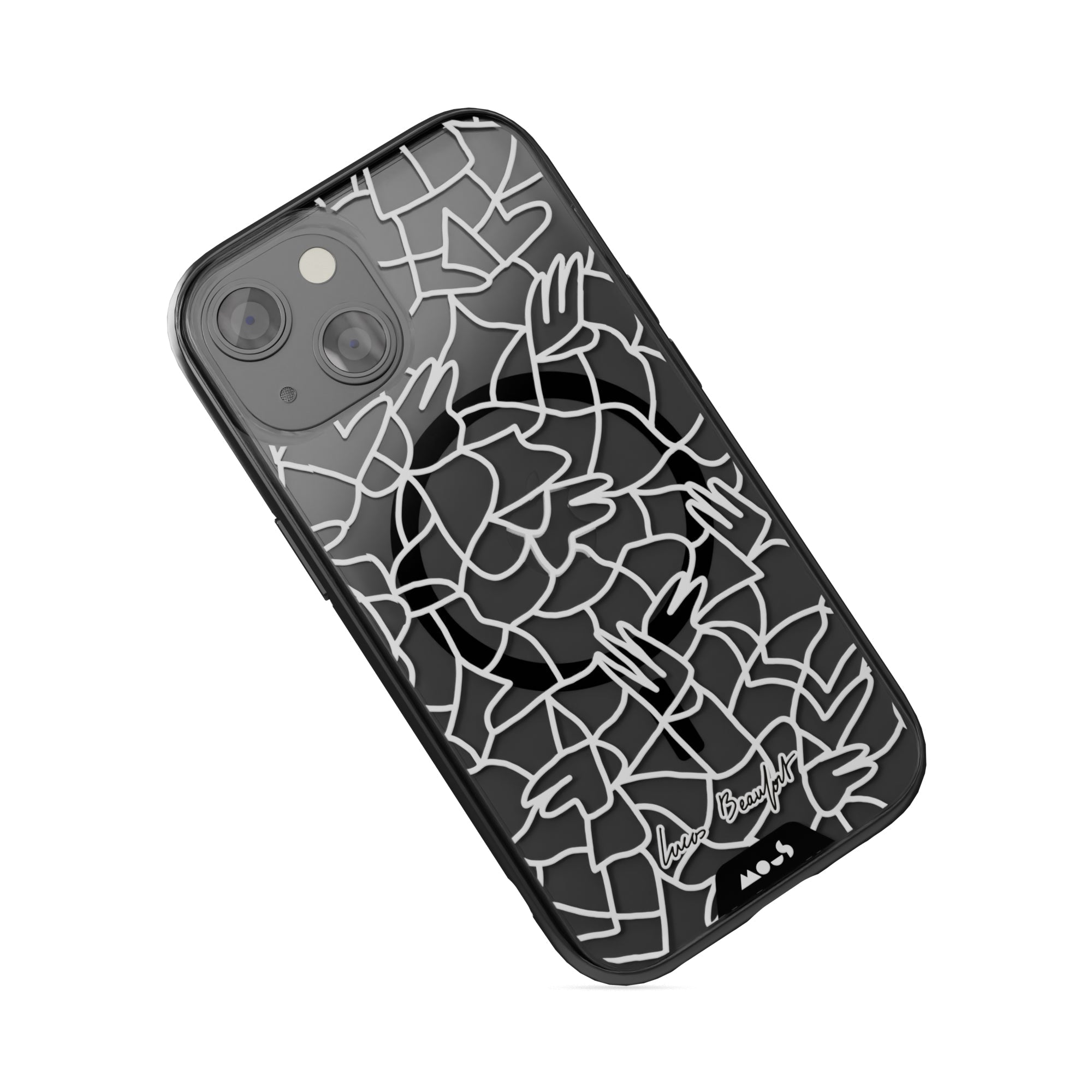 White Protective Phone Case - Lucas Beaufort MagSafe