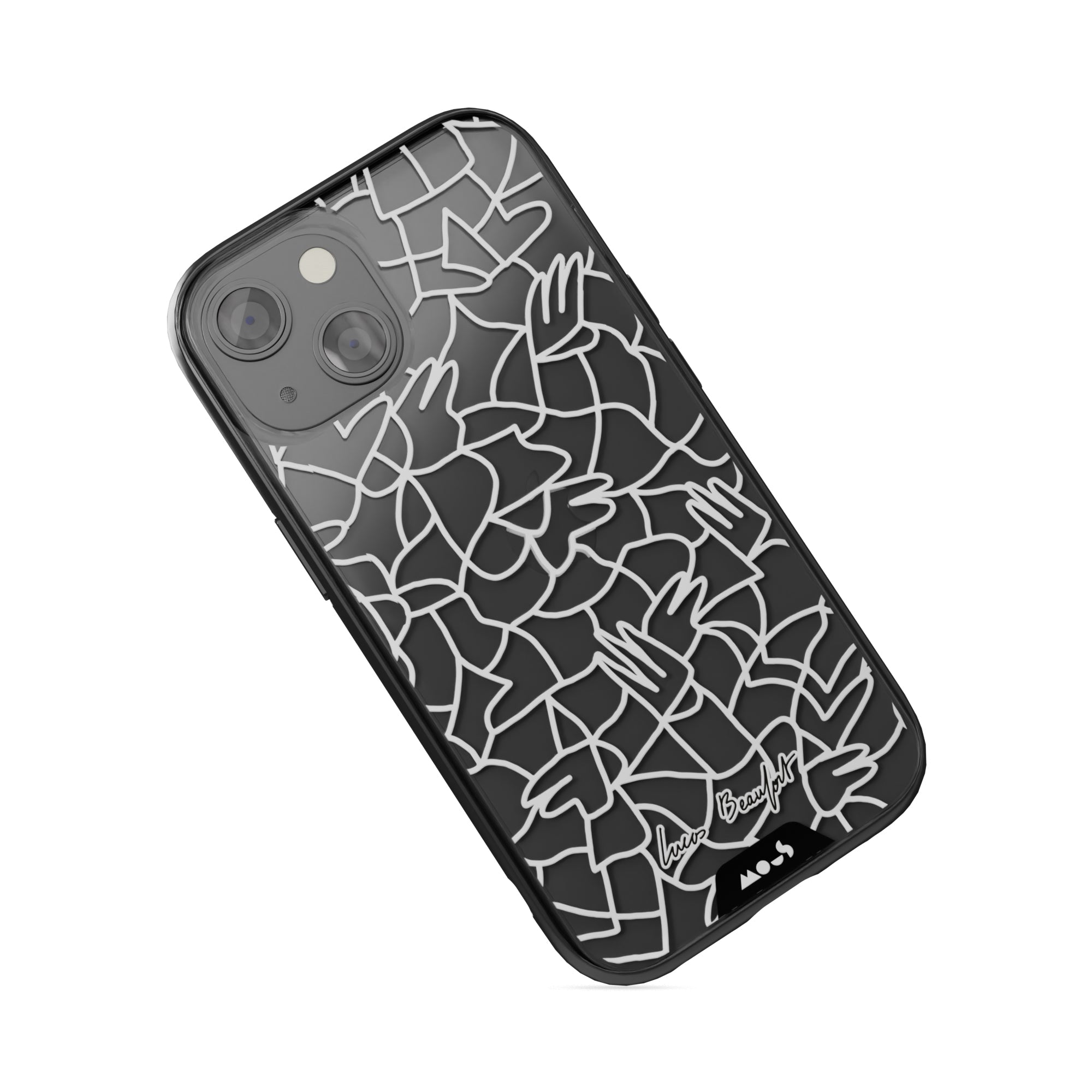 White Protective Phone Case - Lucas Beaufort