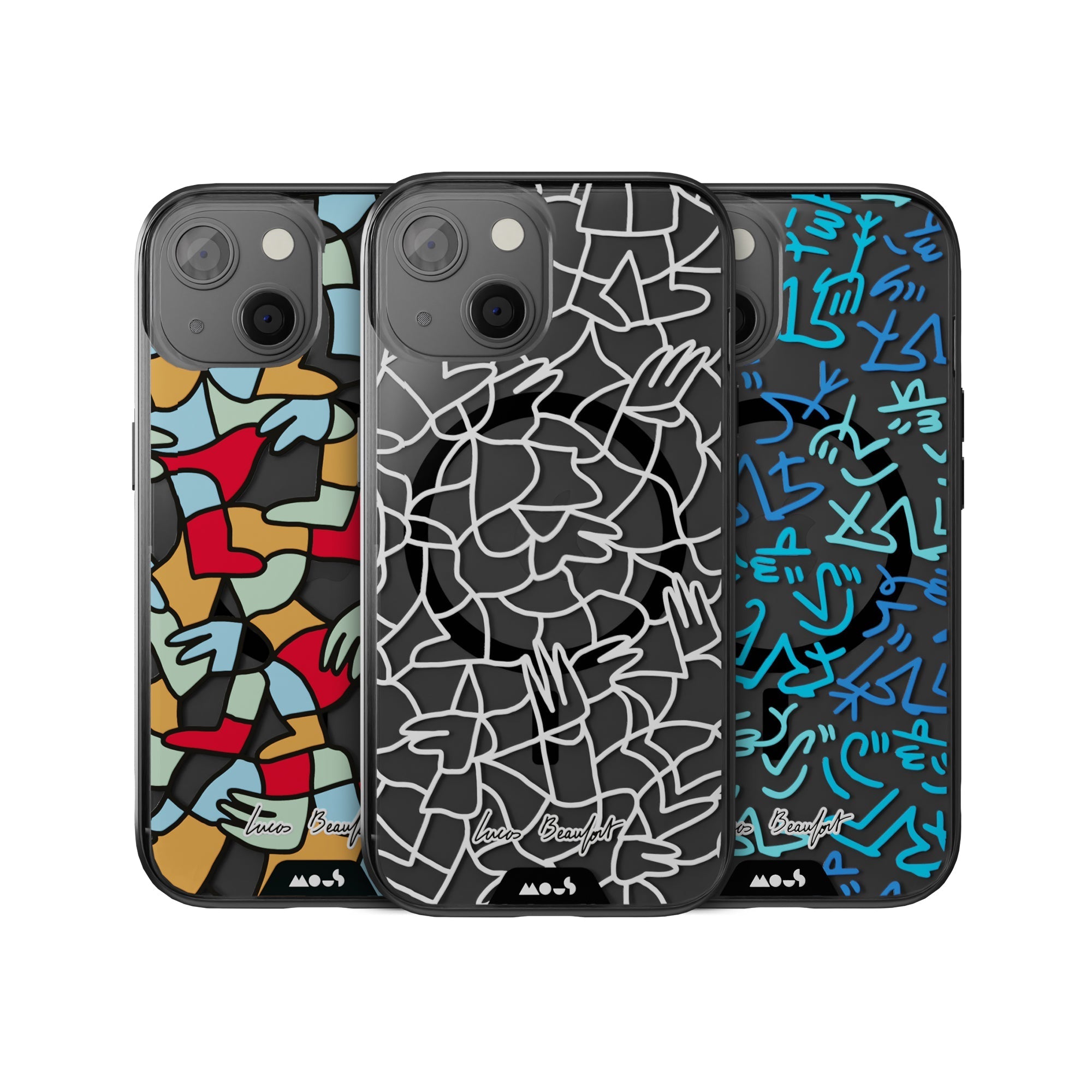 White Protective Phone Case - Lucas Beaufort MagSafe