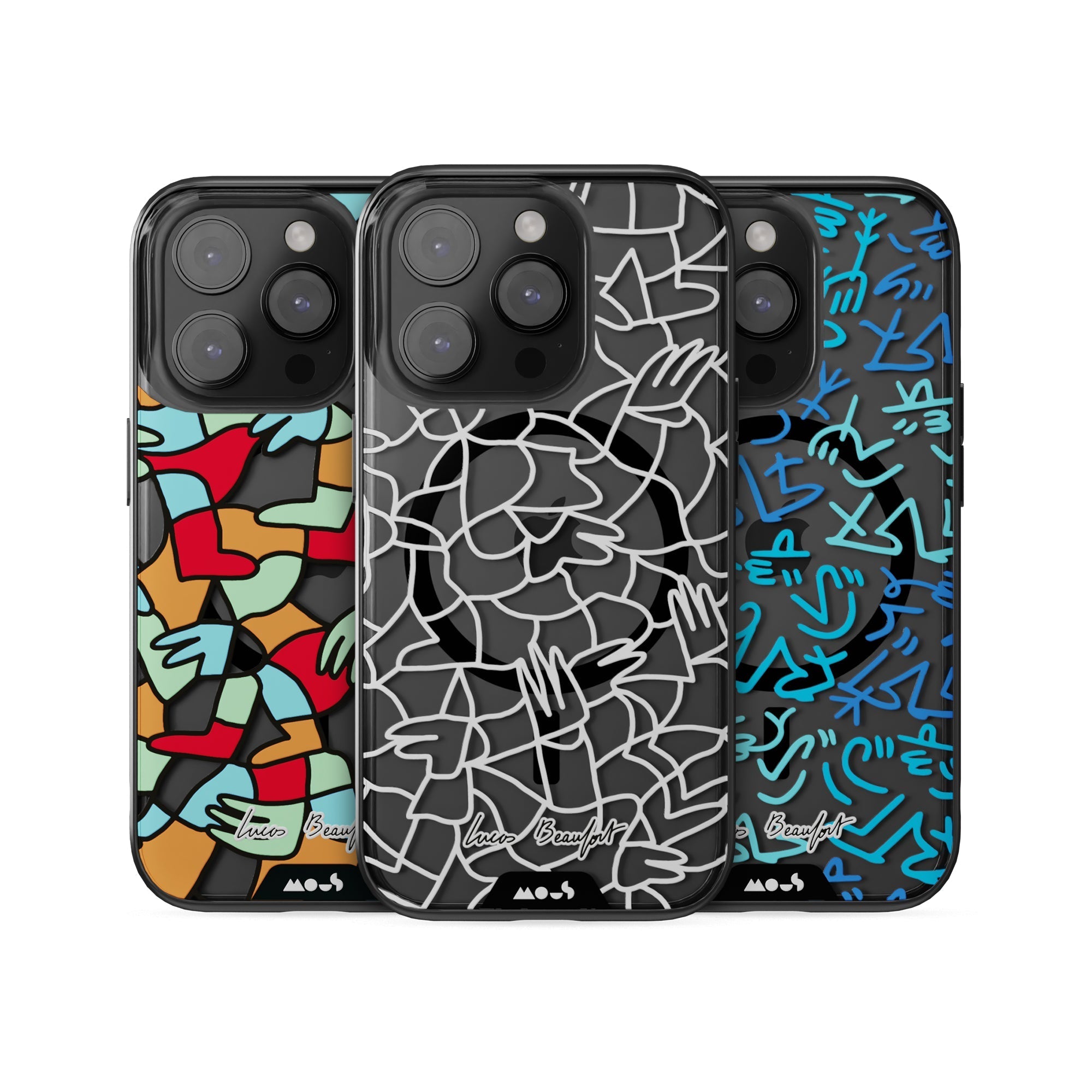 White Protective Phone Case - Lucas Beaufort MagSafe