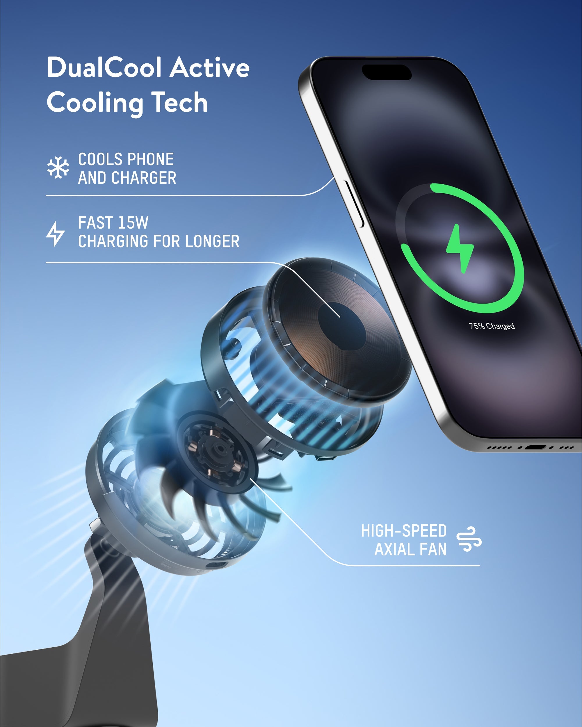 Wireless Charging Suction Mount