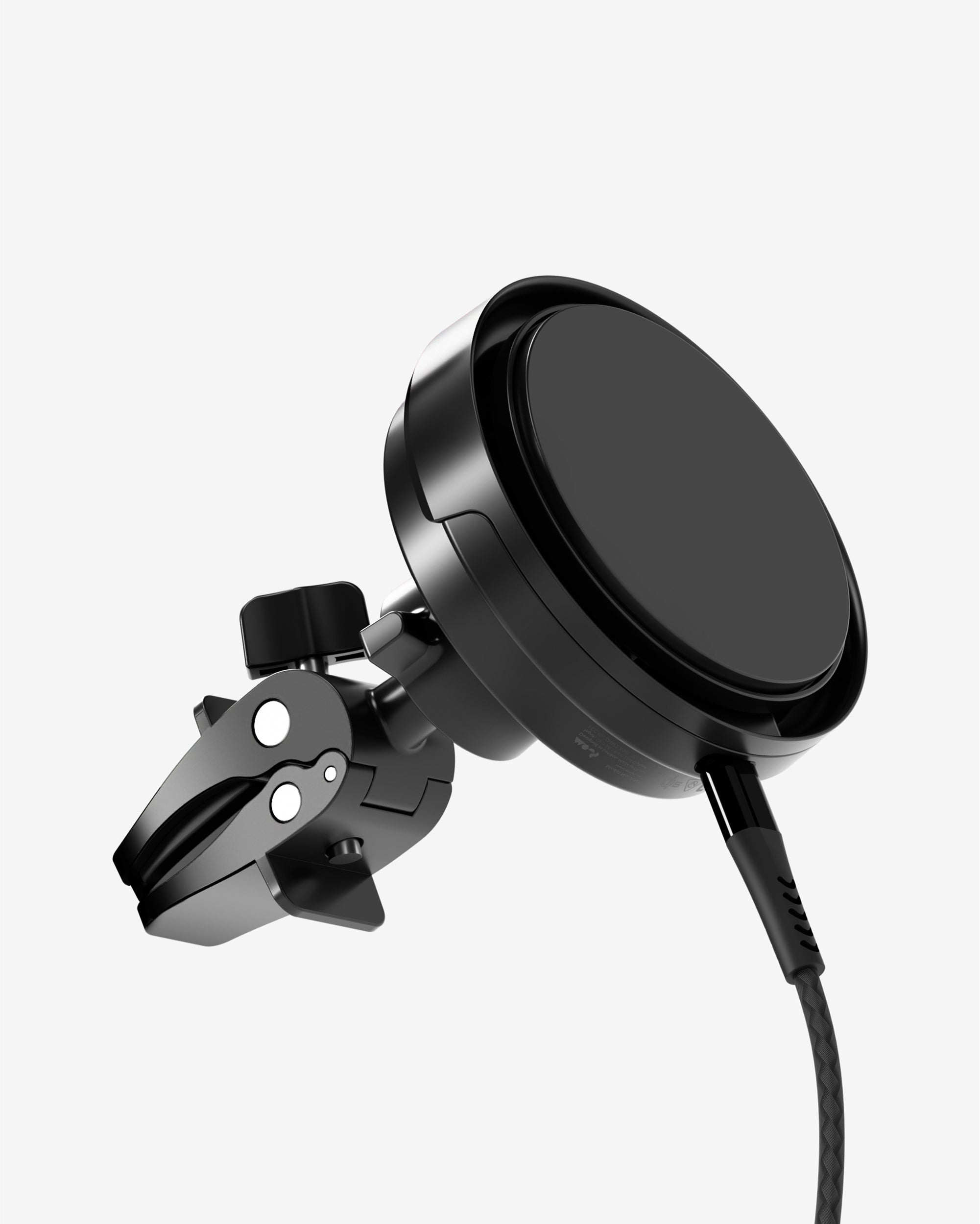 Wireless Charging Car Vent Clip - With Qi2