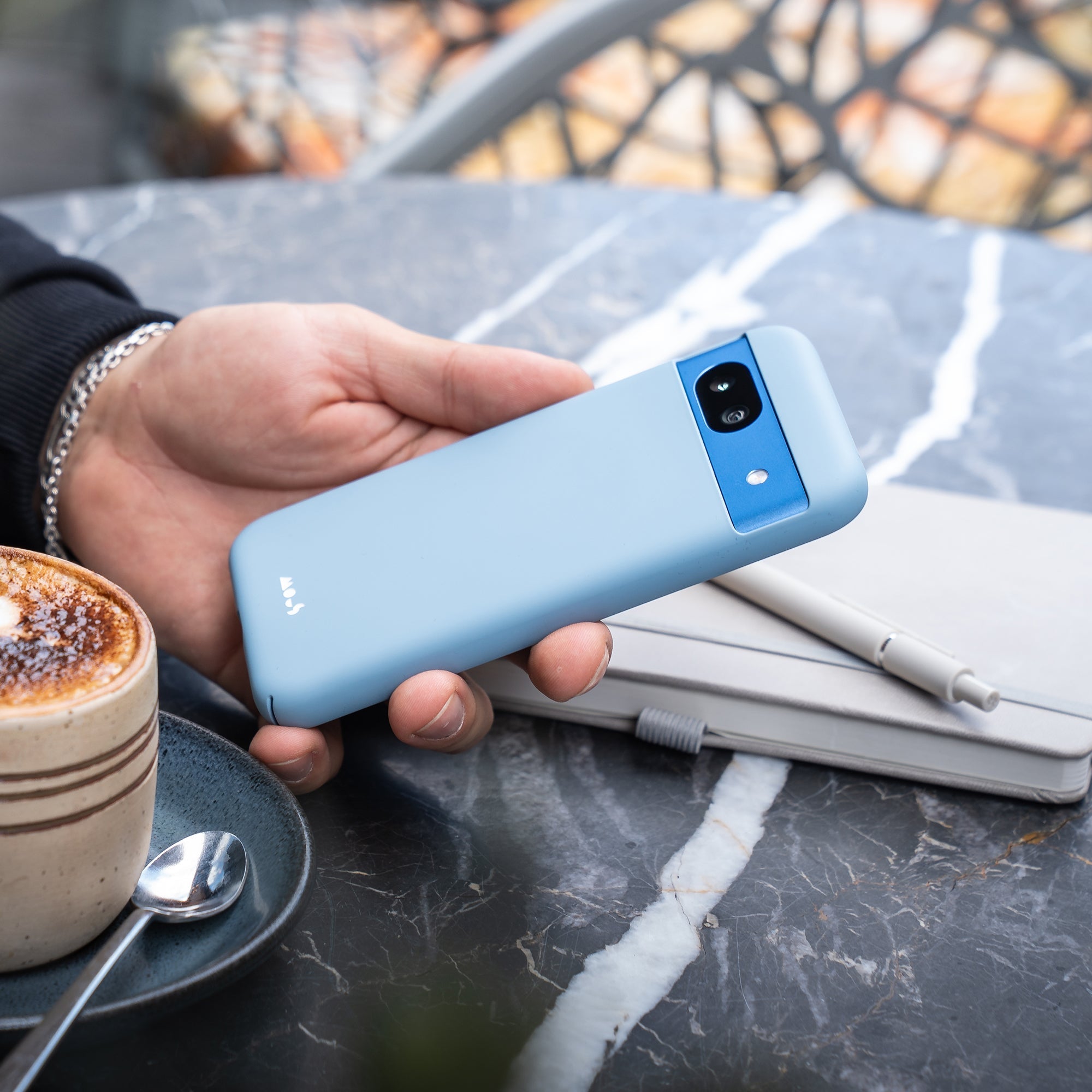 Stone Blue Lightweight Phone Case - Super Thin