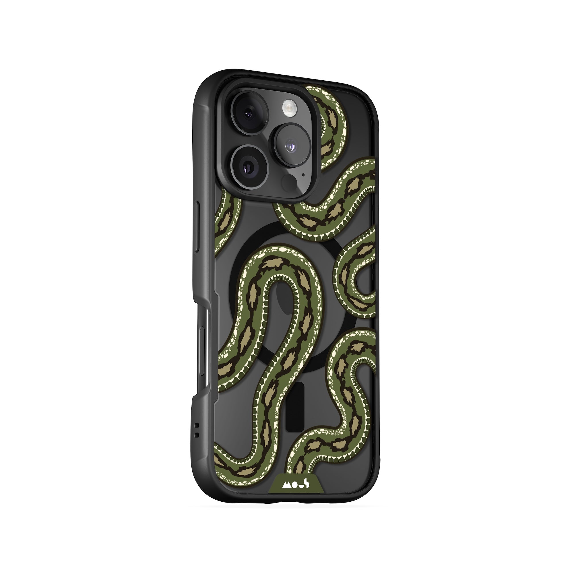Green Tree Python Protective Phone Case - Serpent MagSafe