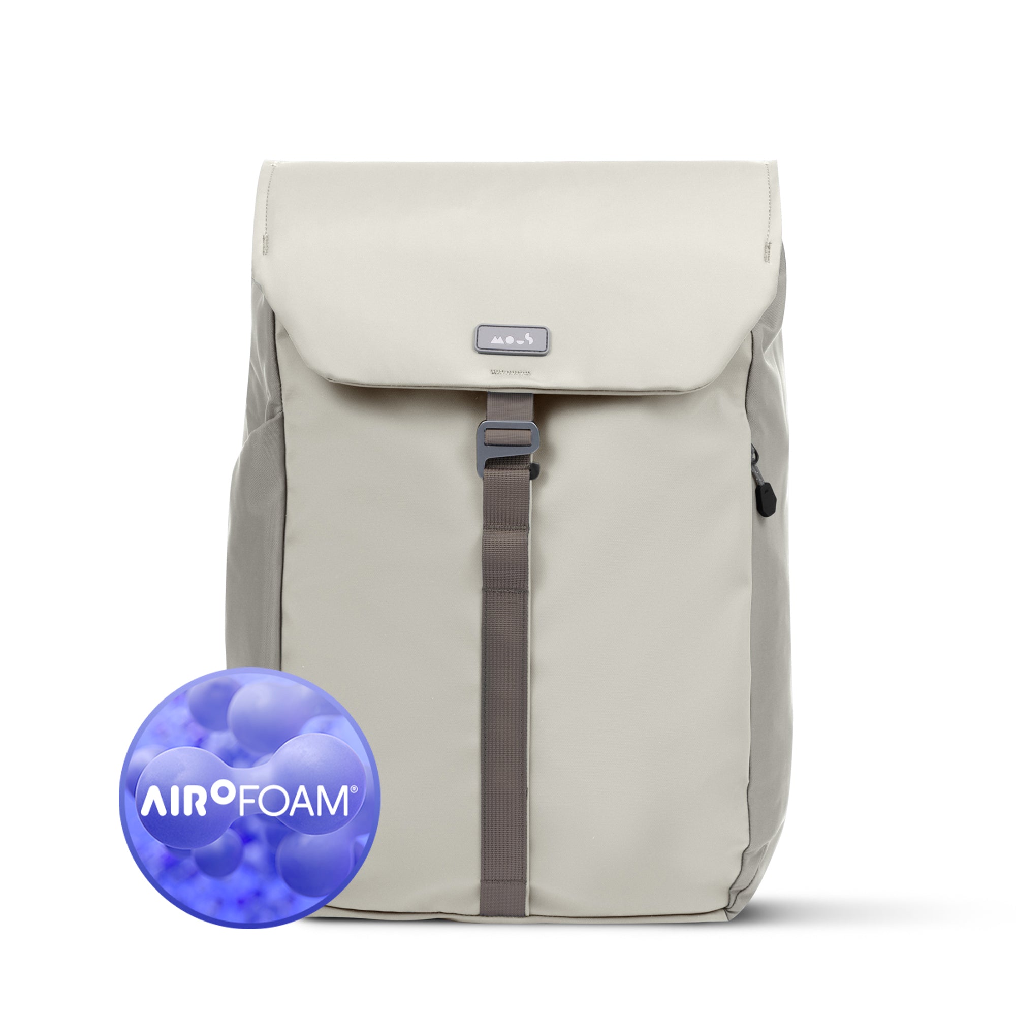 Flap Backpack with AiroFoam® - Stone