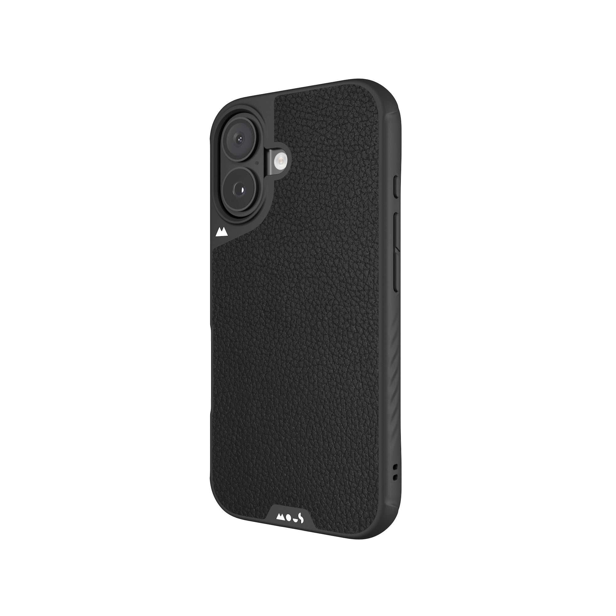 Black Leather Protective Phone Case - Limitless