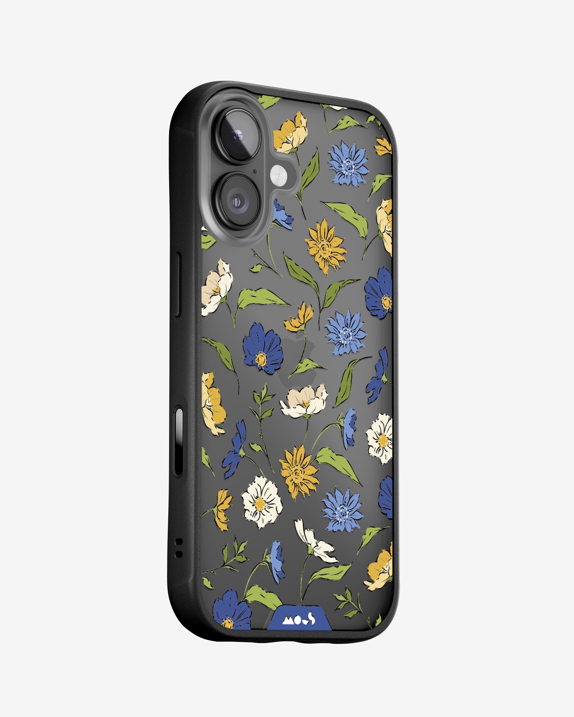 Floral Blue Protective Phone Case - Flowers MagSafe